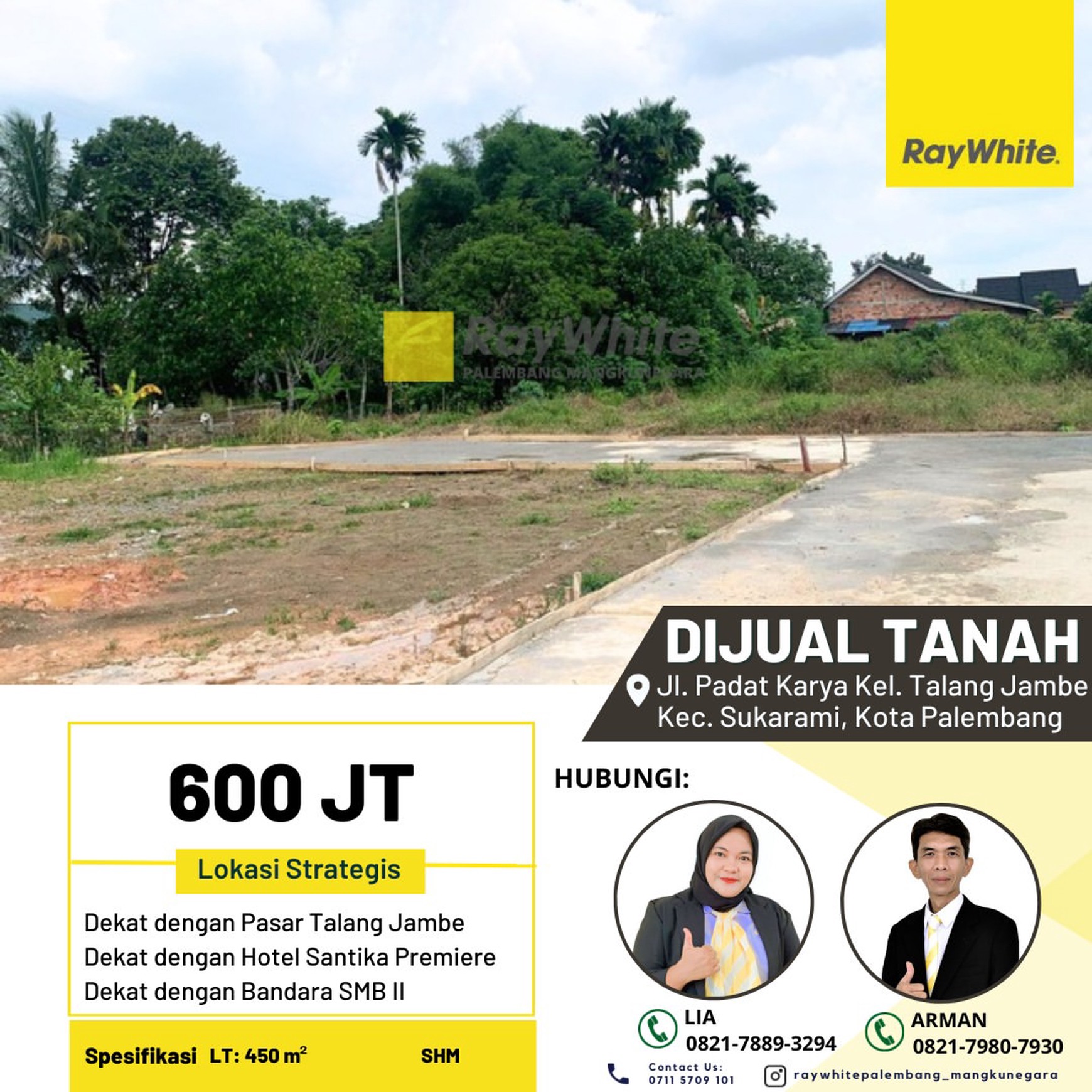 TANAH JUAL PALEMBANG