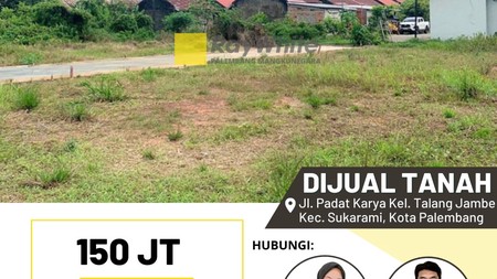 tanah jual murah palembang 