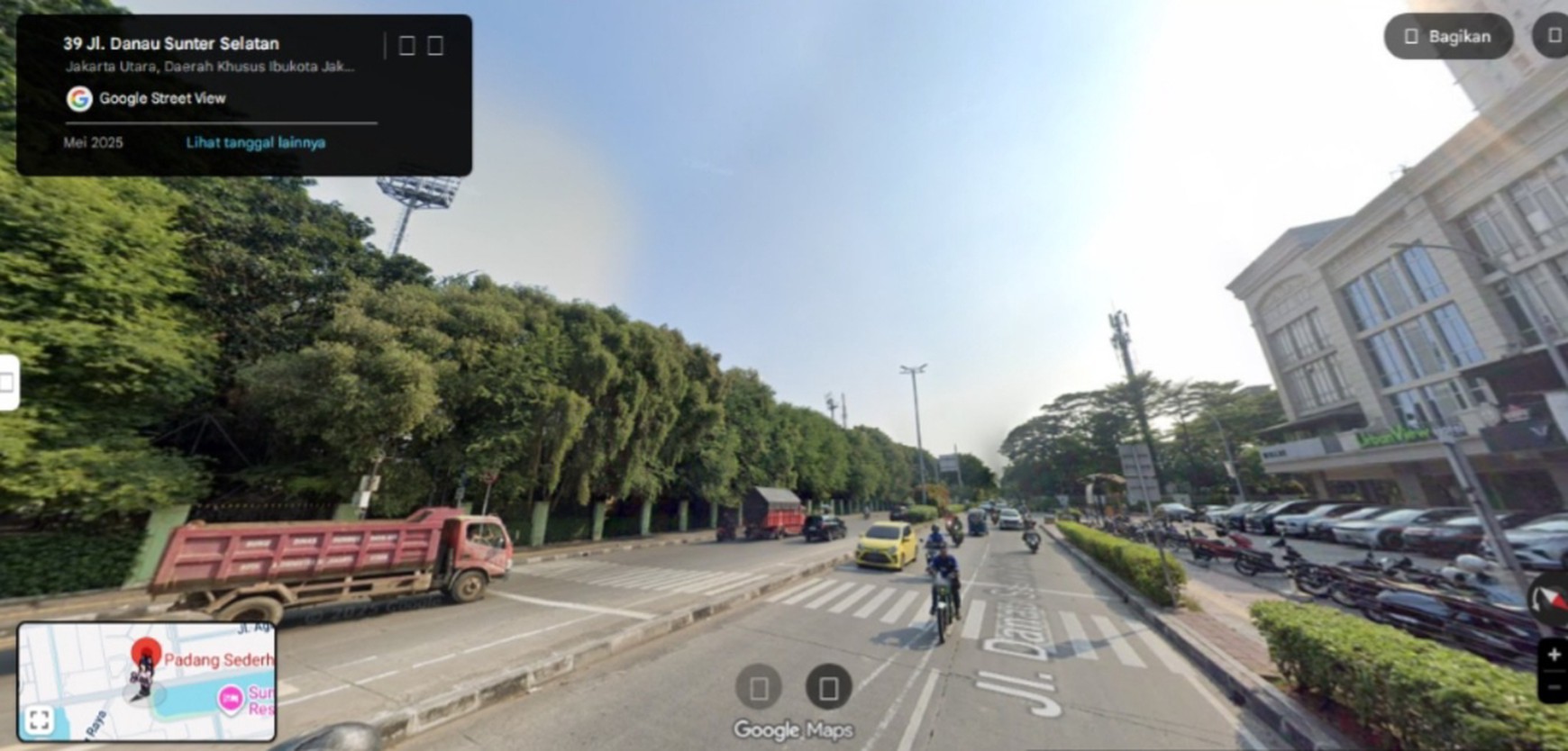 Ruko Green Lake Sunter hadap Raya cocok utk kantor, Restoran, Cafe shop, Bank