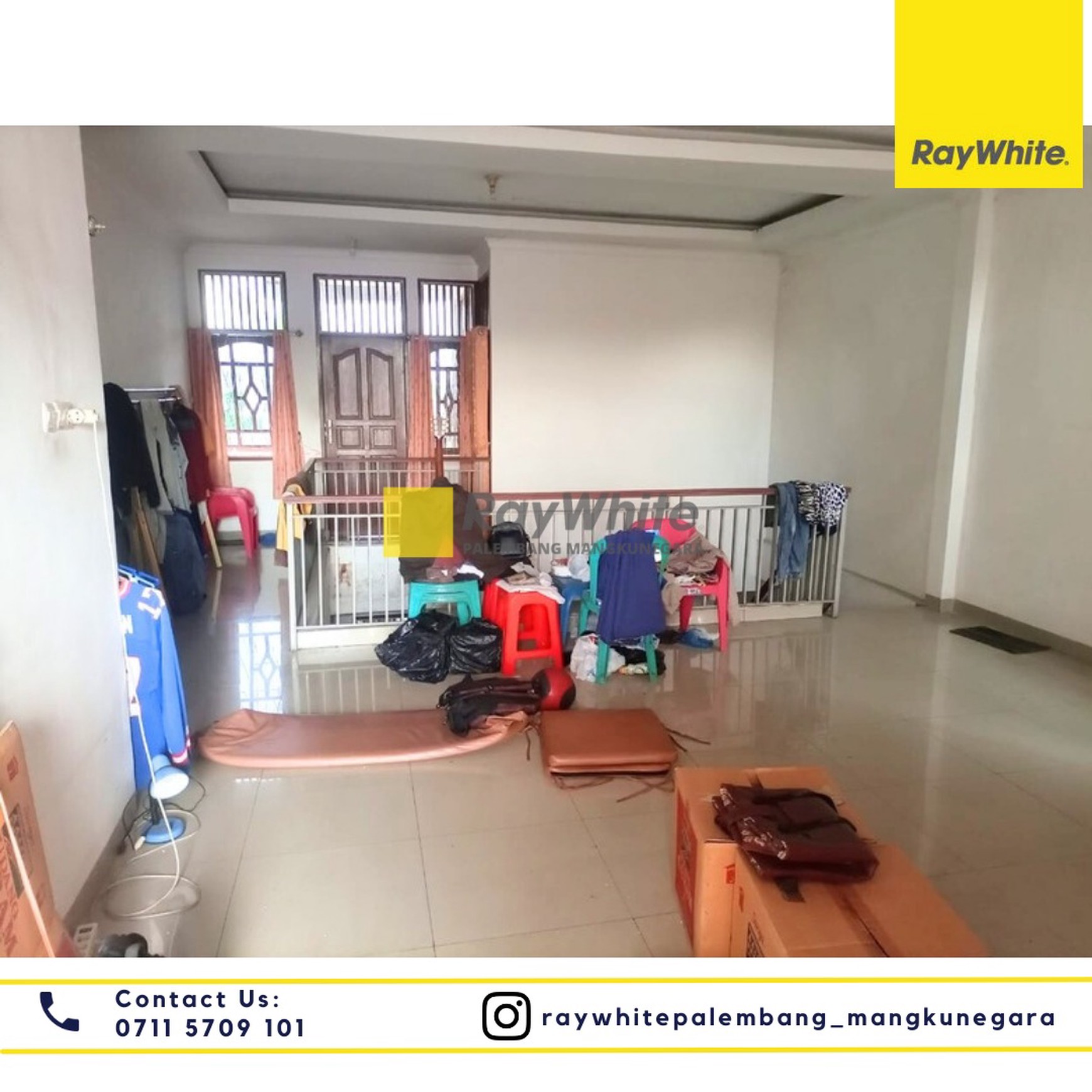 DISEWAKAN Rumah di Jl. Bukit Kenten Komp.PU Kel. 8 Ilir Kec. Ilir Tim. II, Kota Palembang
