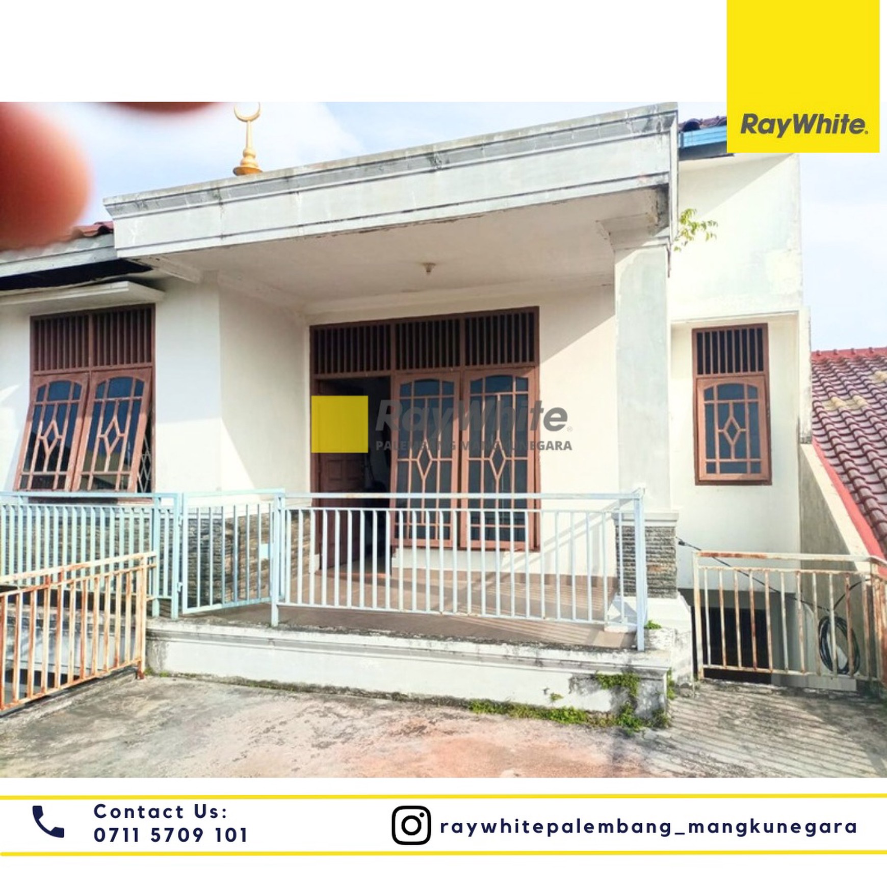 DISEWAKAN Rumah di Jl. Bukit Kenten Komp.PU Kel. 8 Ilir Kec. Ilir Tim. II, Kota Palembang