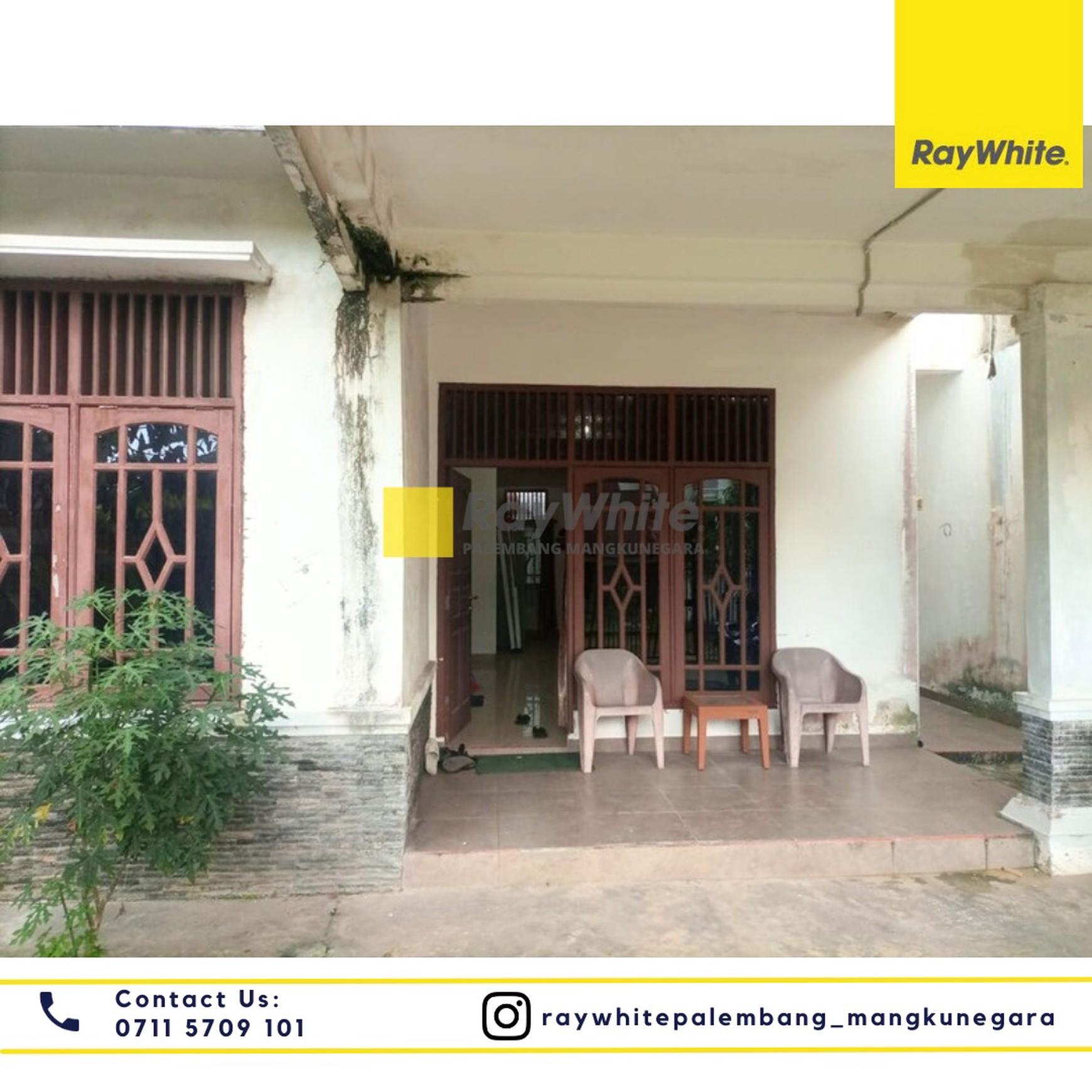 DISEWAKAN Rumah di Jl. Bukit Kenten Komp.PU Kel. 8 Ilir Kec. Ilir Tim. II, Kota Palembang