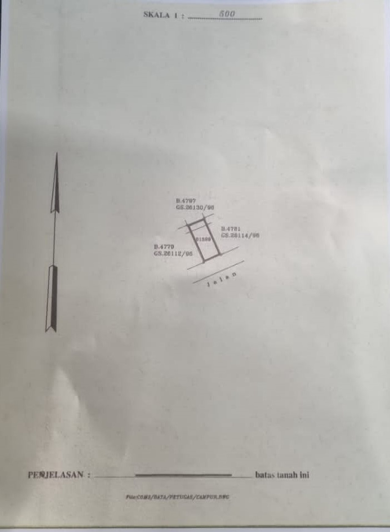 Kavling row Jalan besar  Jl. Haji Saran (Jalan penghubung antara Rawa Buntu Raya & kencana Loka)