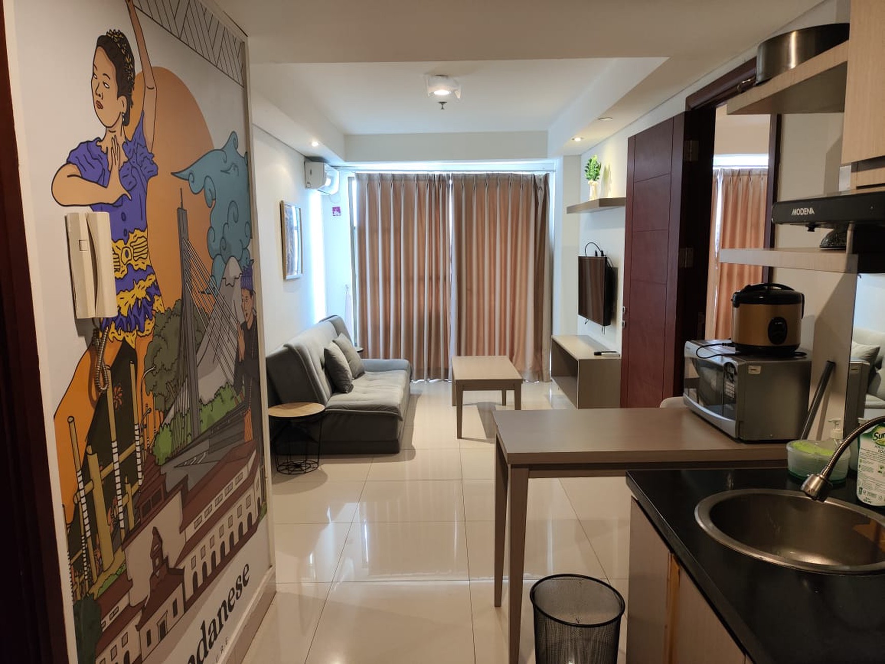FULL 1 LANTAI! Siap Pakai Apartment Tamansari Tera, Bandung!
