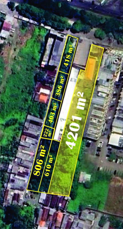 Disewakan Tanah Kavling Nol Jalan HR Muhammad, Surabaya (Kombinasi 2)