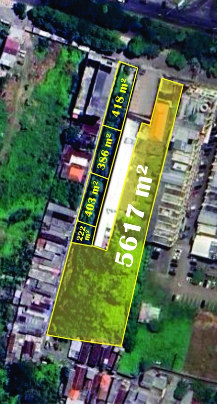 Disewakan Tanah Kavling Nol Jalan HR Muhammad, Surabaya (Kombinasi 3)