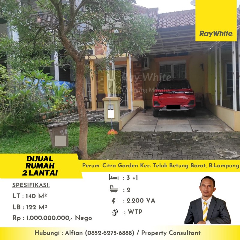 rumah murah teluk betung citra garden