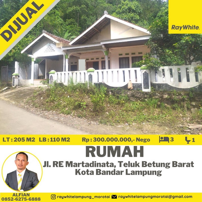 rumah murah teluk betung