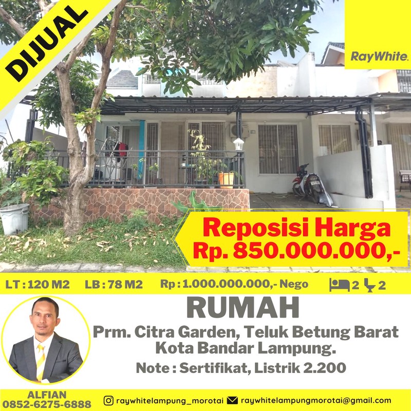 rumah murah teluk betung