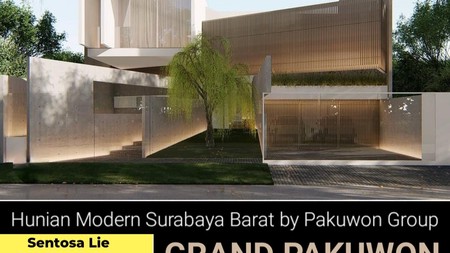 MURAH LUAS Dijual Rumah Baru Grand Pakuwon Canberra - Tandes - Surabaya Barat Dekat Sekolah Sampoerna Academy, Surabaya Grammar School, Food Junction Pakuwon, Margomulyo