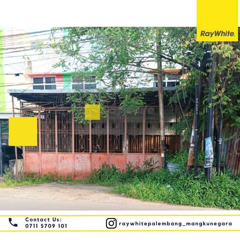 Dijual Ruko 2 Pintu + 1 Town House di Jl. Sapta Marga Kel. Bukit Sangkal Kec. Kalidoni, Kota Palembang