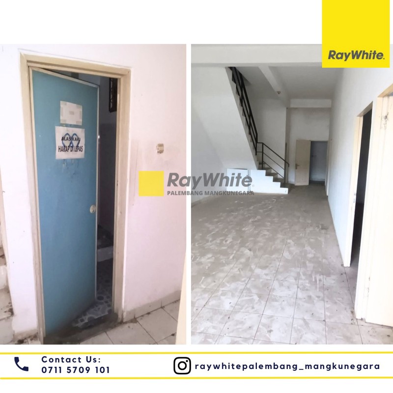 Disewakan Ruko 2 Pintu + 1 Town House di Jl. Sapta Marga Kel. Bukit Sangkal Kec. Kalidoni, Kota Palembang
