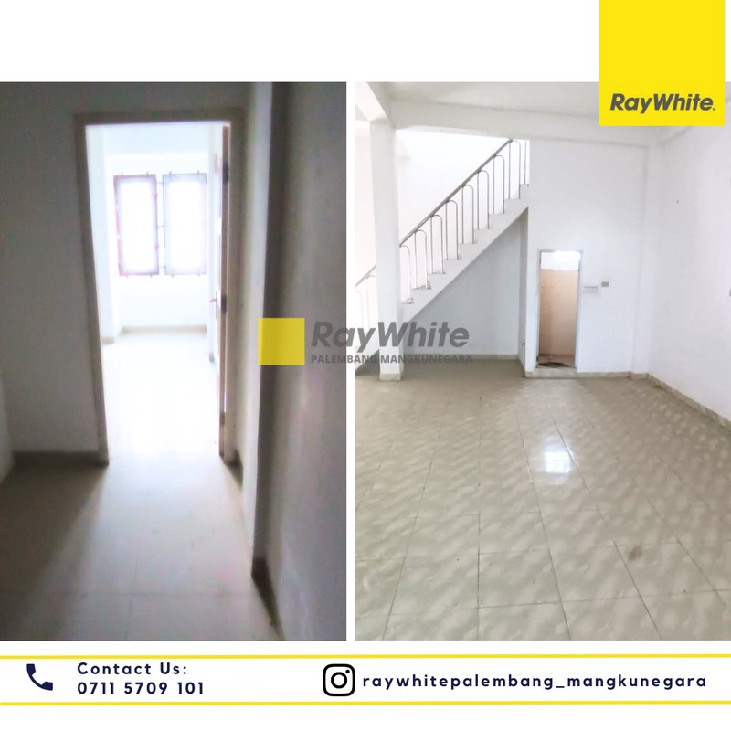 Disewakan Ruko 2 Pintu + 1 Town House di Jl. Sapta Marga Kel. Bukit Sangkal Kec. Kalidoni, Kota Palembang