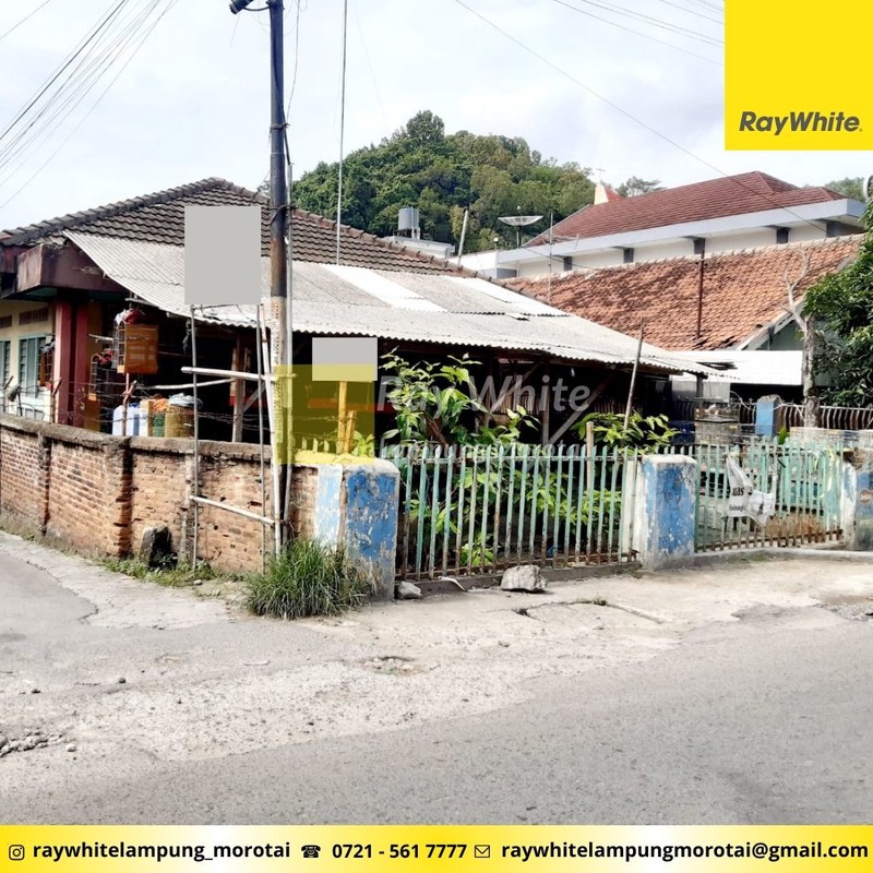Dijual Tanah bonus Bangunan lokasi kedaton strategis untuk usaha