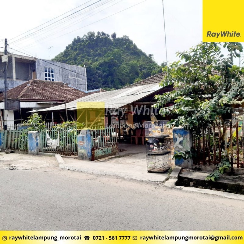 Dijual Tanah bonus Bangunan lokasi kedaton strategis untuk usaha