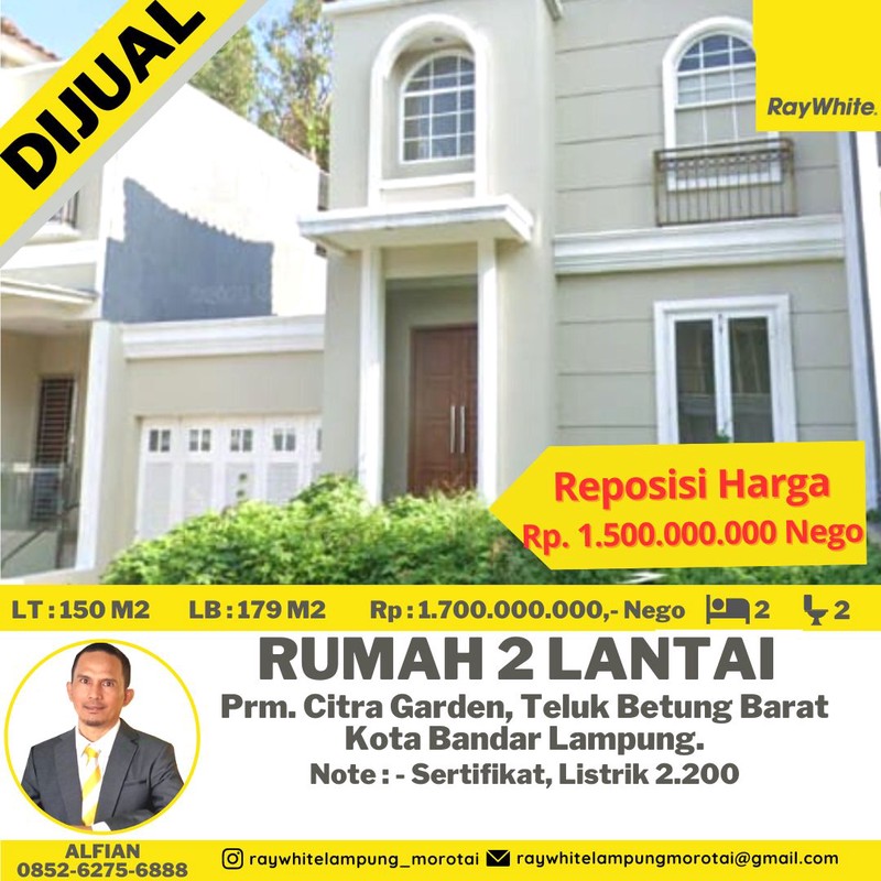 rumah murah teluk betung