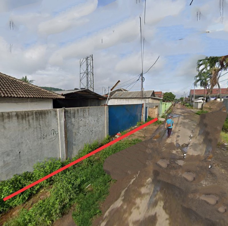 Dijual Tanah dan Bangunan  strategis dekat Akses Bypass soekarno hatta