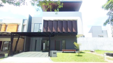 jual cepat rumah cantik design interior strategis siap huni the eminent cluster prestigia bsd city