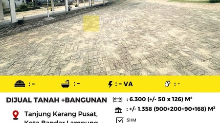 Dijual tanah dan bangunan murah