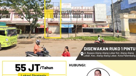 DISEWAKAN RUKO AREA STRATEGIS LOKASI PASAR KM 12