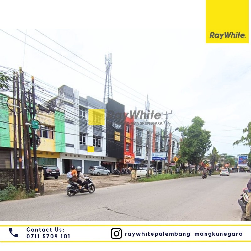 DISEWAKAN RUKO 2 PINTU 3 LANTAI Jl. Brigjen Hasan Kasim Kel. Bukit Sangkal, Kec. Kalidoni, Kota Pale
