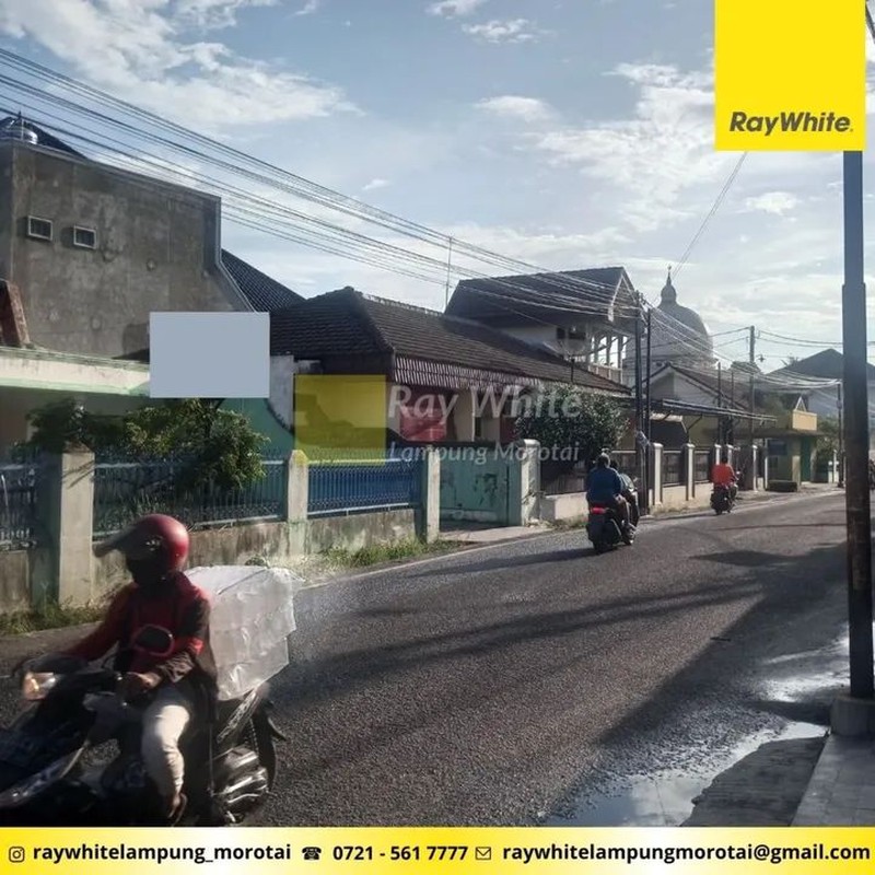 rumah way halim 565 m2 pinggir jalan utama