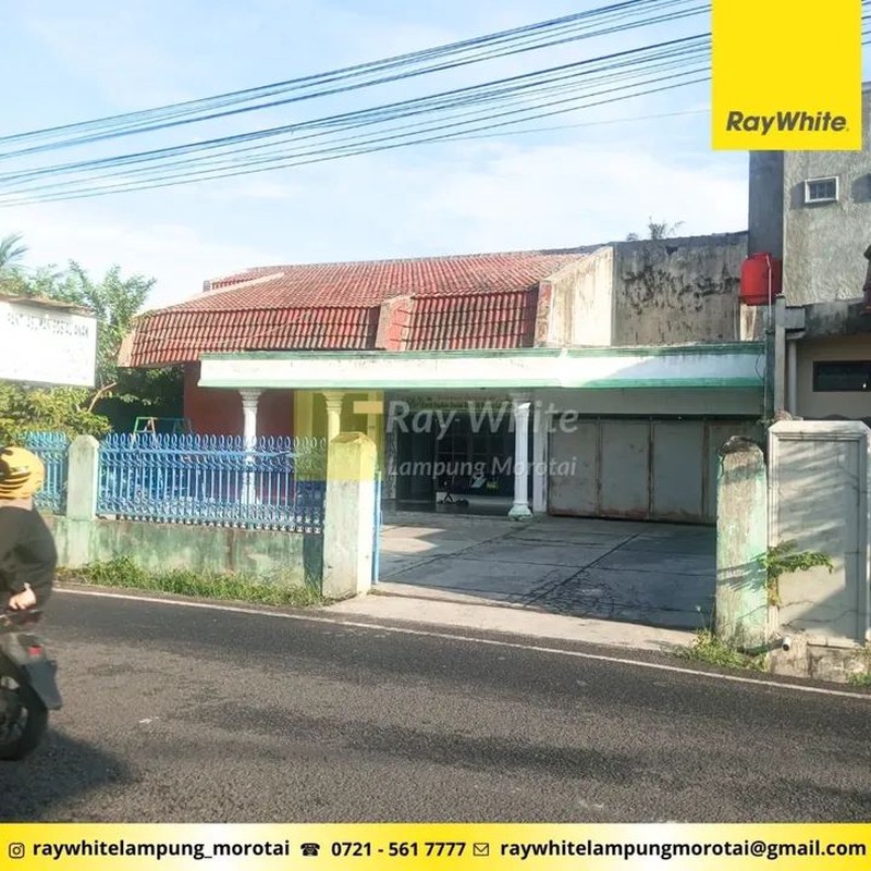 rumah way halim 565 m2 pinggir jalan utama