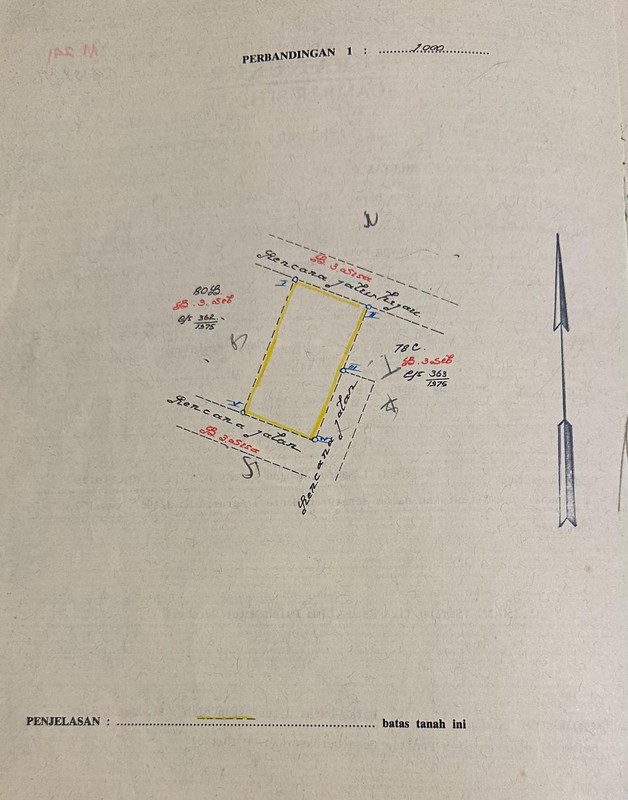 Rumah Hitung Tanah Area Cipete