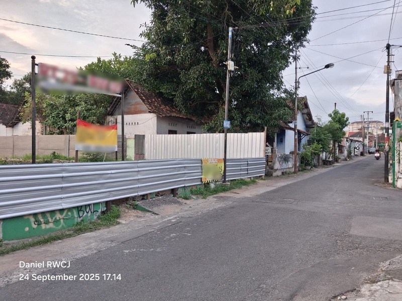 Tanah 655 Meter Persegi Dekat Hotel The Alana Malioboro Mantrijeron Yogyakarta
