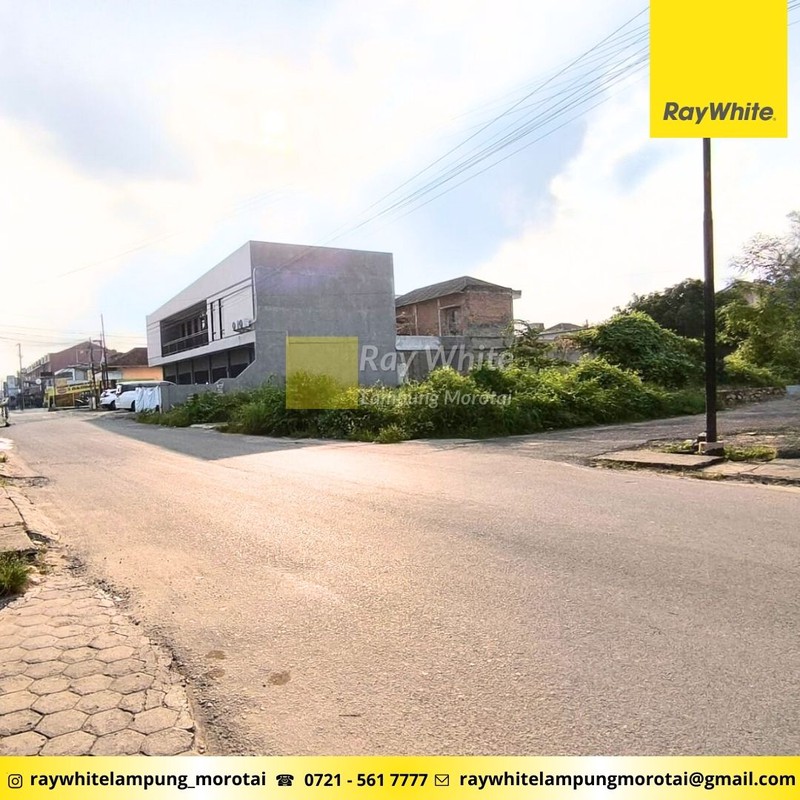 Dijual Tanah Strategis Pinggir Jalan Ramai Sukarame