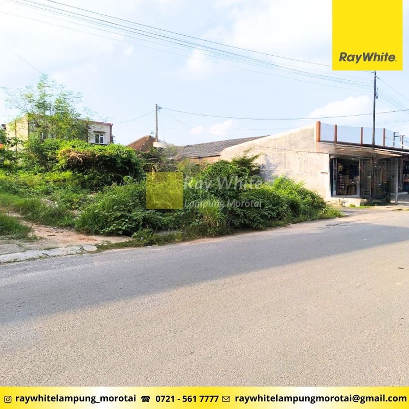 Dijual Tanah Strategis Pinggir Jalan Ramai Sukarame
