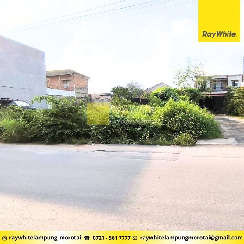 Dijual Tanah Strategis Pinggir Jalan Ramai Sukarame