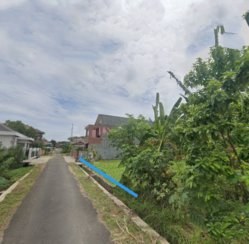 Tanah kosong Jln. Ryacudu perum Korpri Raya Sukarame Bandarlampung