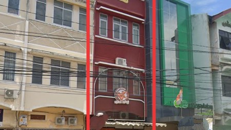 Ruko 3 lantai di Jln. Kartini Tanjung Karang Pusat, Bandar Lampung (Lampung)