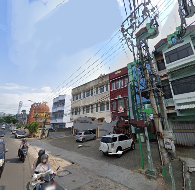 Ruko 3 lantai di Jln. Kartini Tanjung Karang Pusat, Bandar Lampung (Lampung)