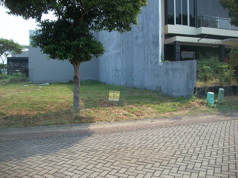 Tanah di Waterfront Citraland Surabaya Barat, Luas 12 x 20 m2, Row Jalan Lebar, SIAP BANGUN