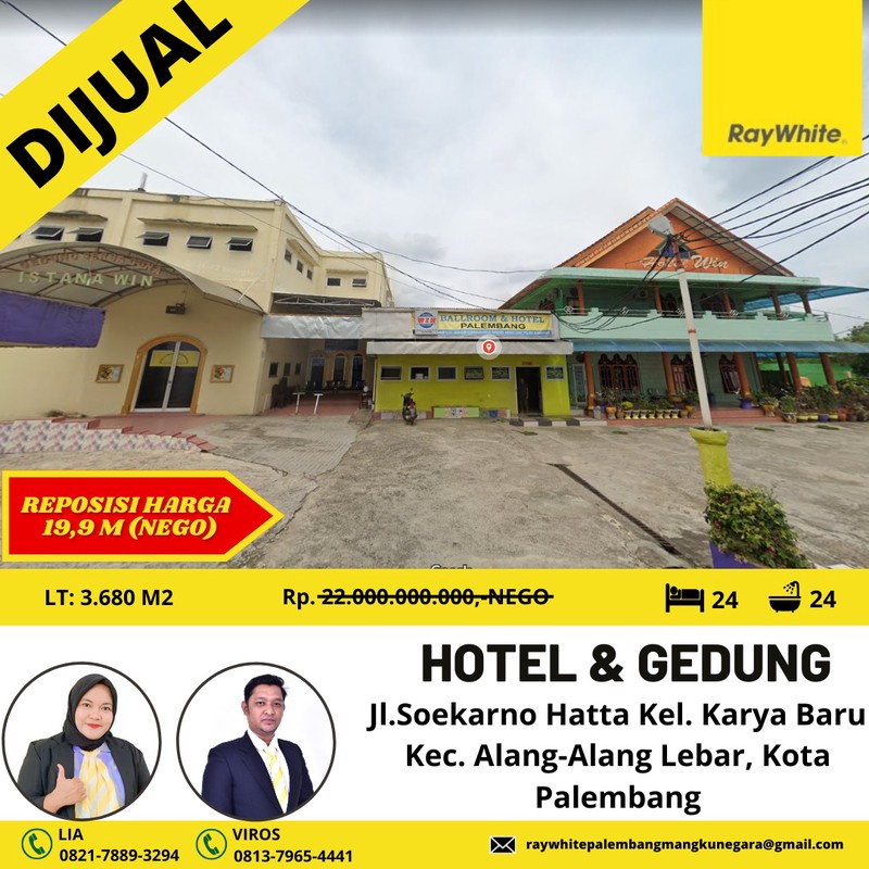 HOTEL + GEDUNG KOTA PALEMBANG