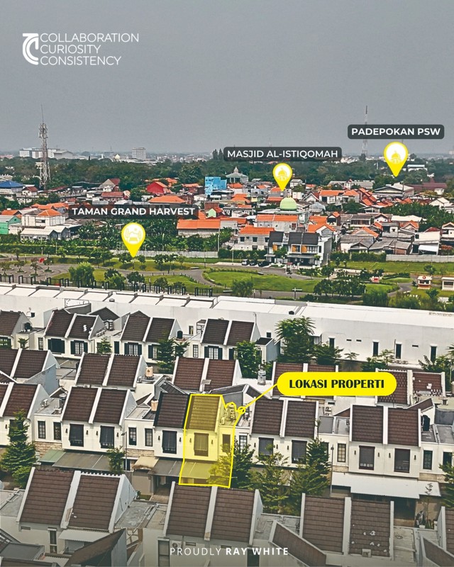 Dijual Rumah Murah 2 Lantai di Grand Harvest Cluster Caspia - Lokasi Strategis Dekat Tol Gunung Sari dan Stasiun Sepanjang