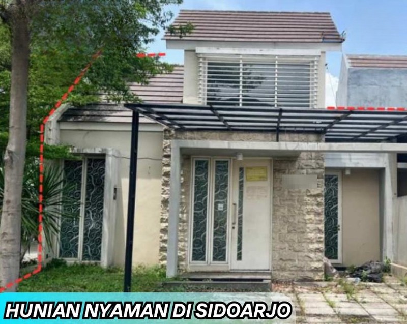 Dijual Rumah Lelang 600 Jutaan di Citra Harmoni Riverside Sidoarjo