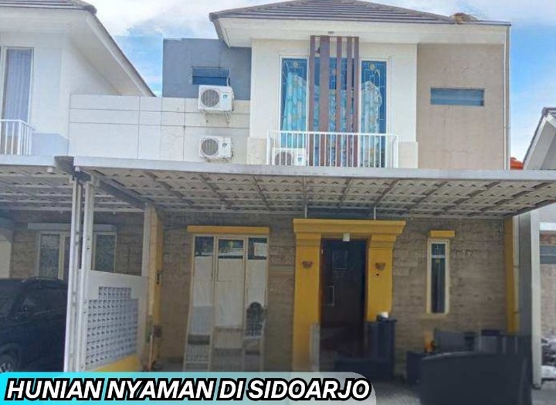 Dijual Rumah Lelang 2 Lantai di Citra Harmoni Riverside Sidoarjo
