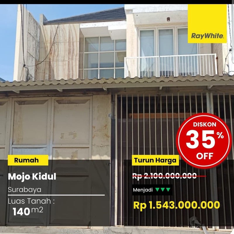 Dijual Rumah di Jalan Mojo Kidul Surabaya Timur