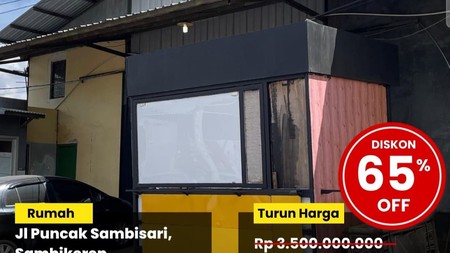 Dijual Rumah di Jl Puncak Sambisari Sambikerep Surabaya
