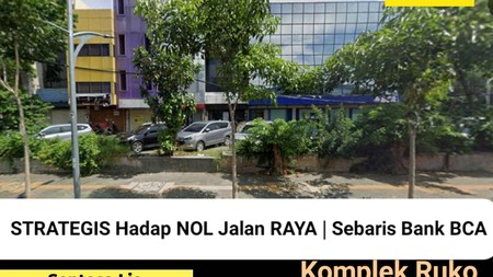 MURAH Dijual Ruko Ambengan Plaza Surabaya Pusat Kota - Hadap Nol Jalan Raya - Sebaris Bank BCA - surat SHM - Cocok Untuk Segala Usaha