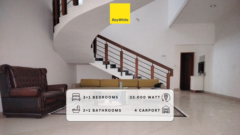  Dijual Rumah Mewah Furnished & Siap Huni di Kawasan Eksklusif Pesona Khayangan, Margonda
