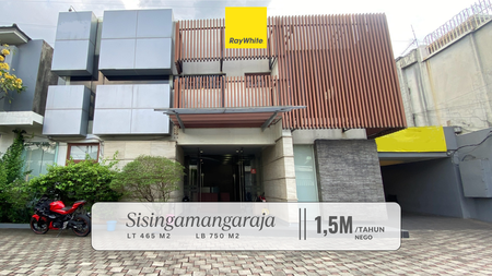 Disewakan Cepat! Kantor/Tempat Usaha Siap Pakai di Jl Sisingamangaraja, Kebayoran Baru, Jakarta Selatan 