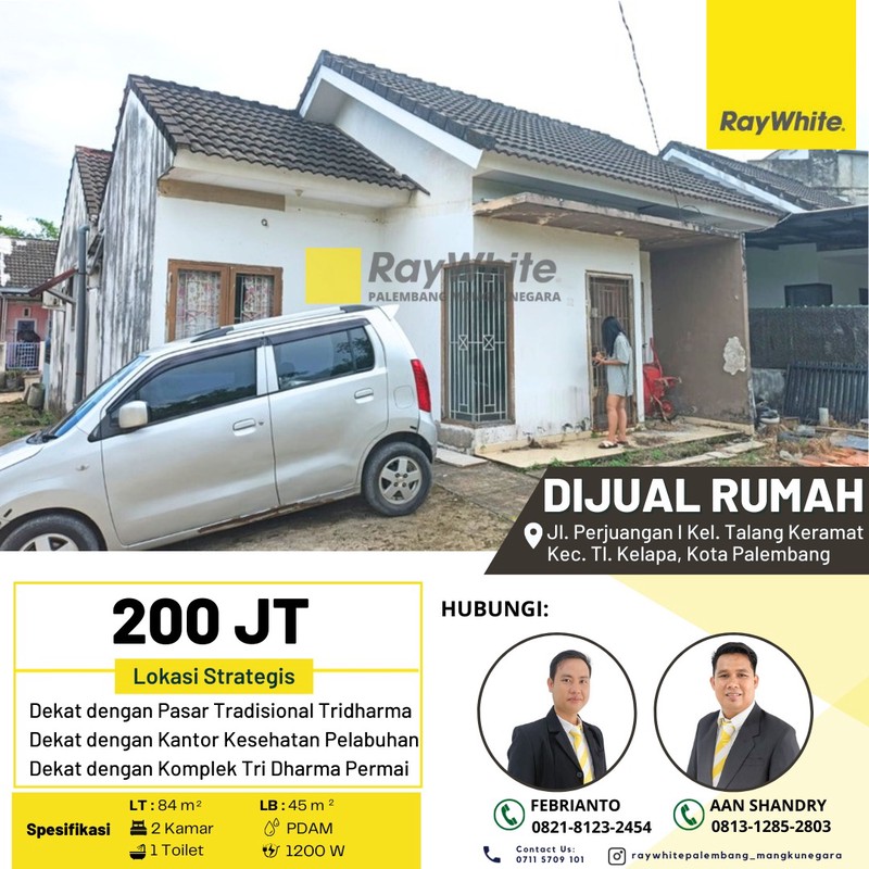 Jual Cepat Rumah Murah di Palembang