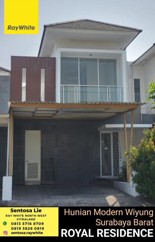 Dijual Rumah Royal Residence Wiyung Surabaya Row Jalan Lebar 4 Mobil Spesial Lokasi - Cantik Siap Huni Dekat Dian Istana, Wisata Bukit Mas, Citraland, Pakuwon Mall, Ptc, Supermall