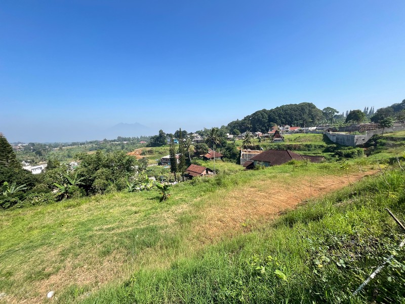 Dijual Cepat! Tanah View Gunung Salak - Pangrango  di Cisarua Puncak 
