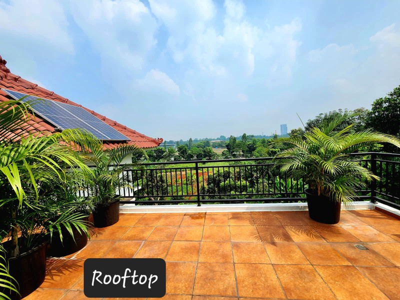 Rumah Design Villa Tropis Dengan Pemandangan Alam Di Ciater, Serpong