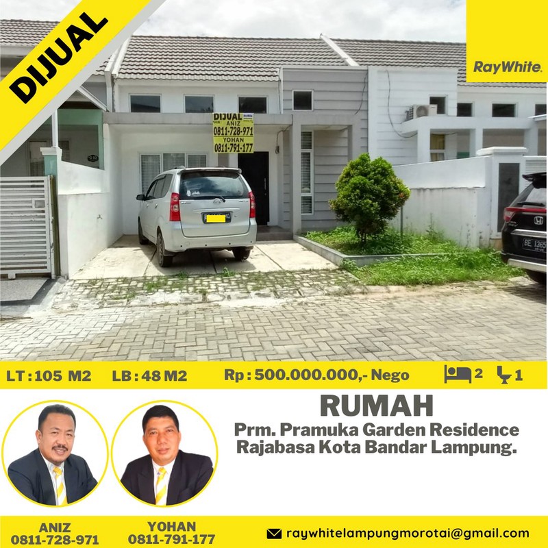 rumah murah jln pramuka rajabasa